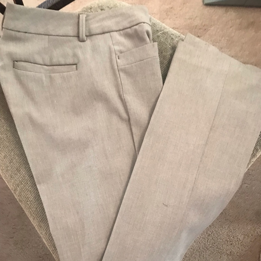 Grey Low Rise Columnist Express Pant